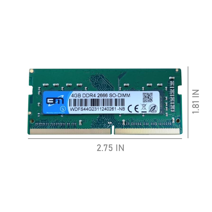 Amazon.co.jp: 4GB RAM DDR4/DDR4L RAMスティック 2666MHz 1.2V